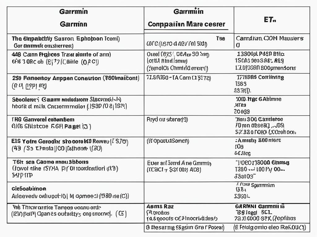garmin transducer compatibility chart